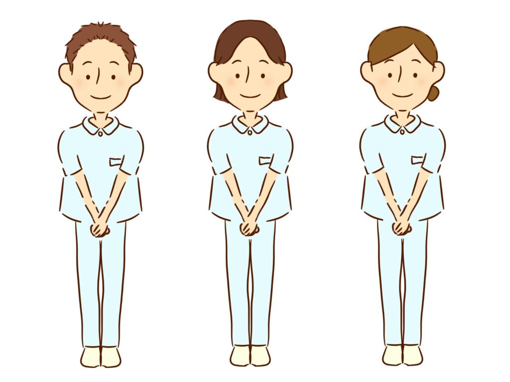訪問する担当者の違いについて