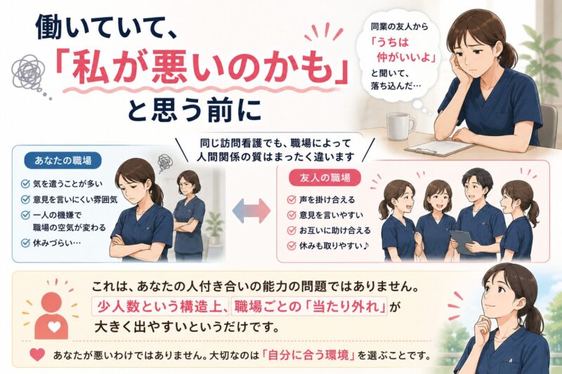 働いていて、「私が悪いのかも」と思う前に