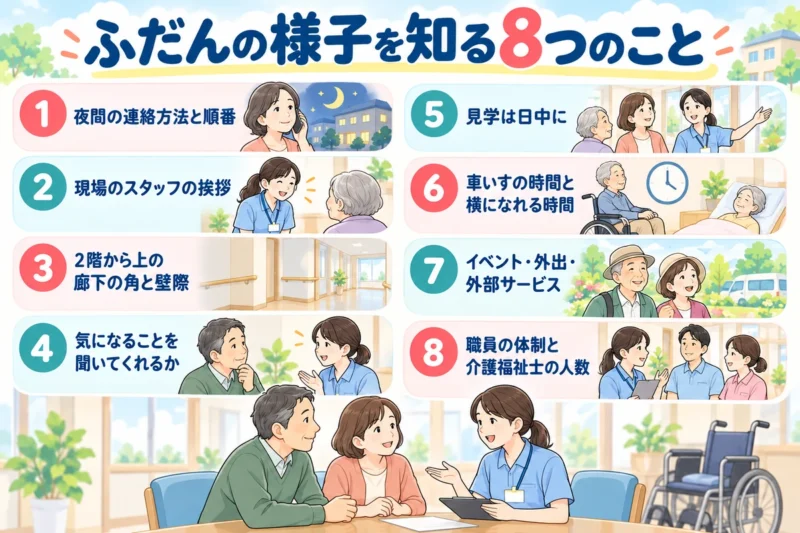 評判の悪い介護施設か、ふだんの様子で見分ける8つのこと