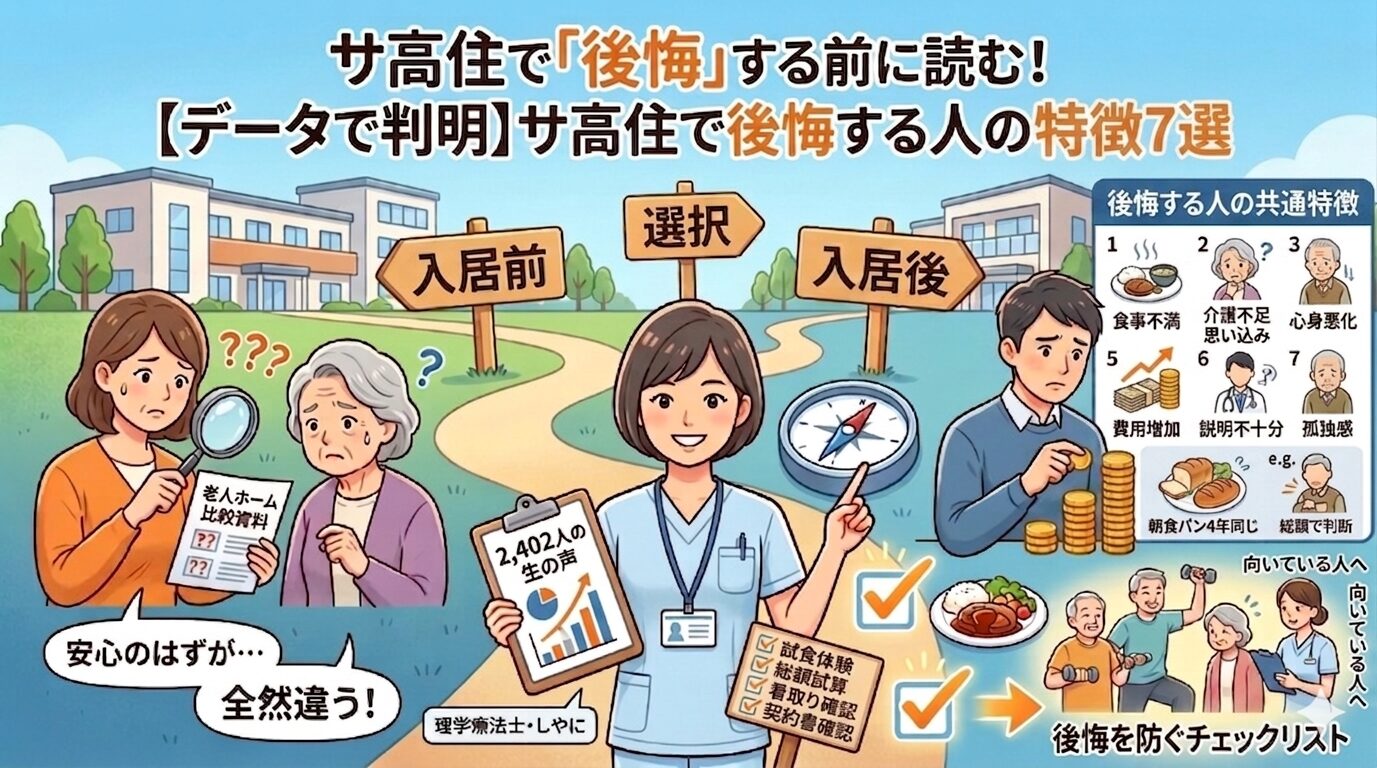 サ高住の後悔の特徴