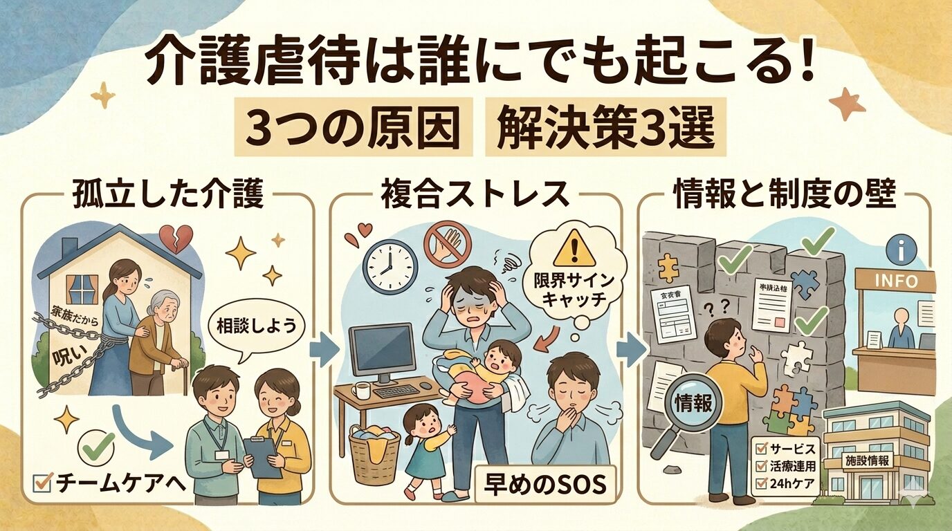 介護虐待は誰にでも起こる
