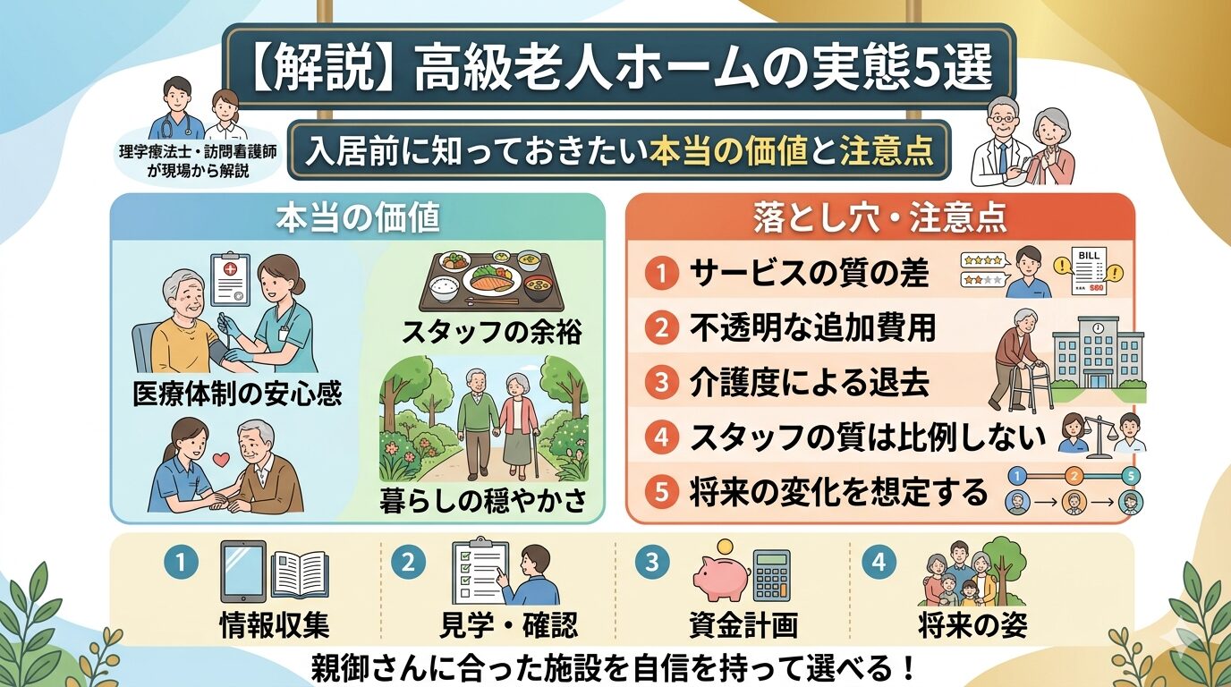 高級老人ホームの実態
