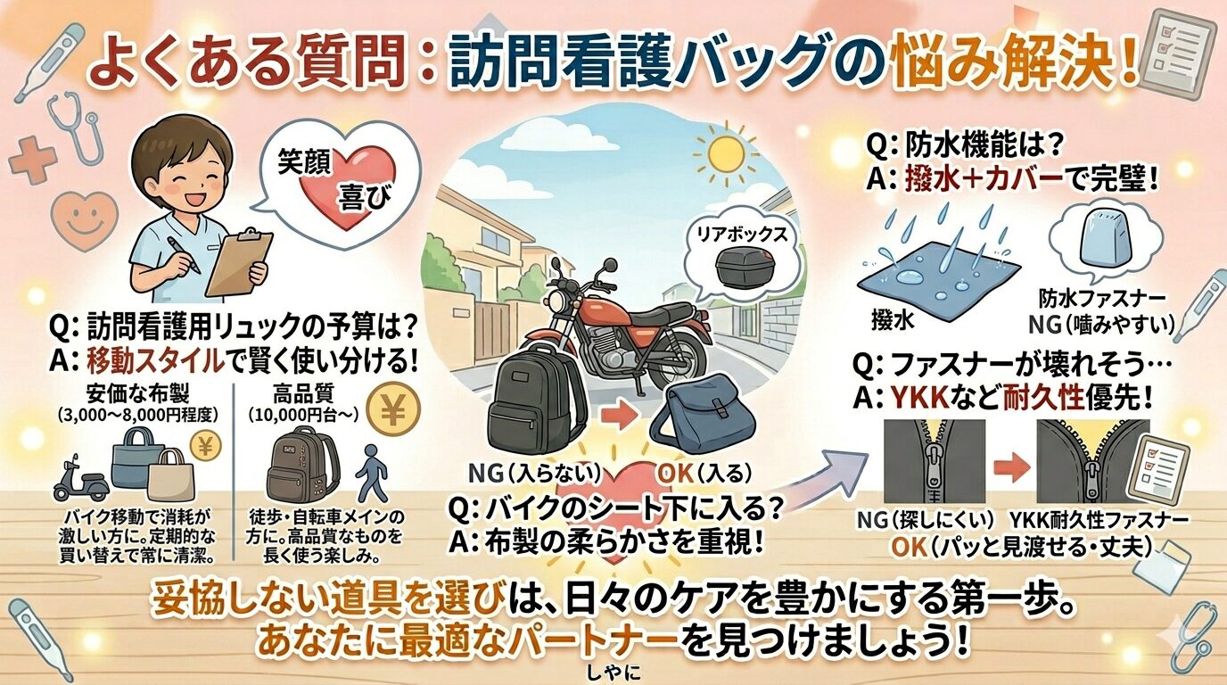 リュックについてよくある質問