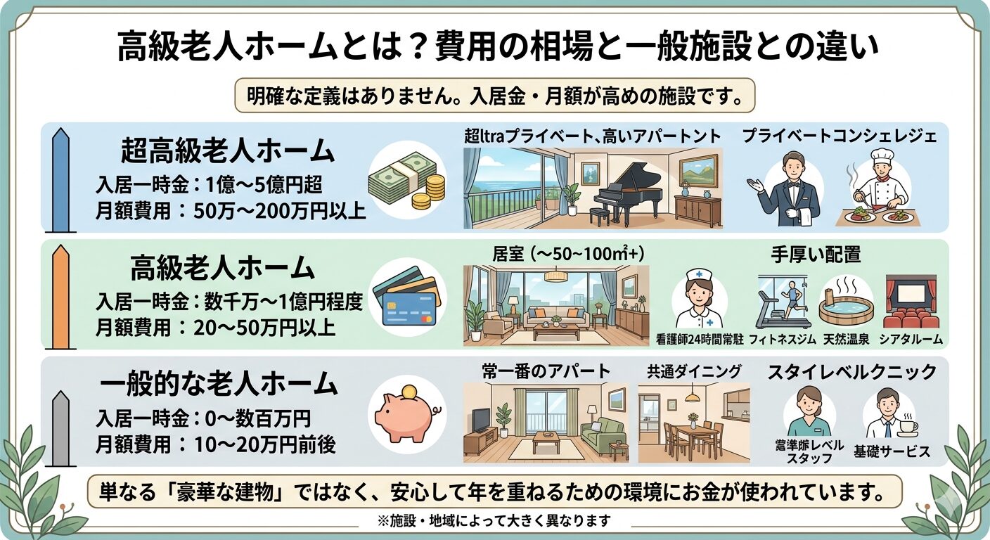 高級老人ホームとは