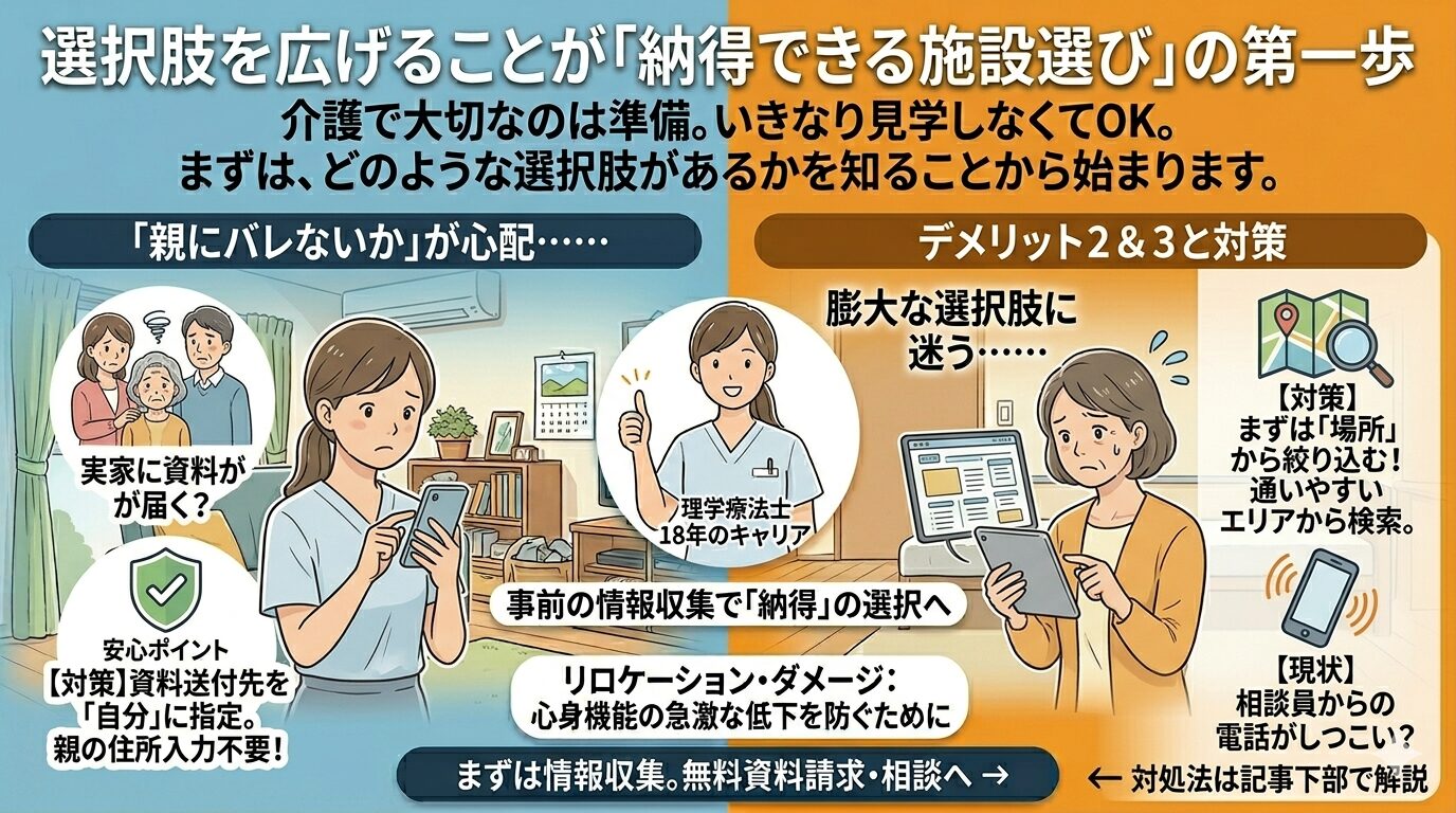 みんなの介護のデメリットと対策方法