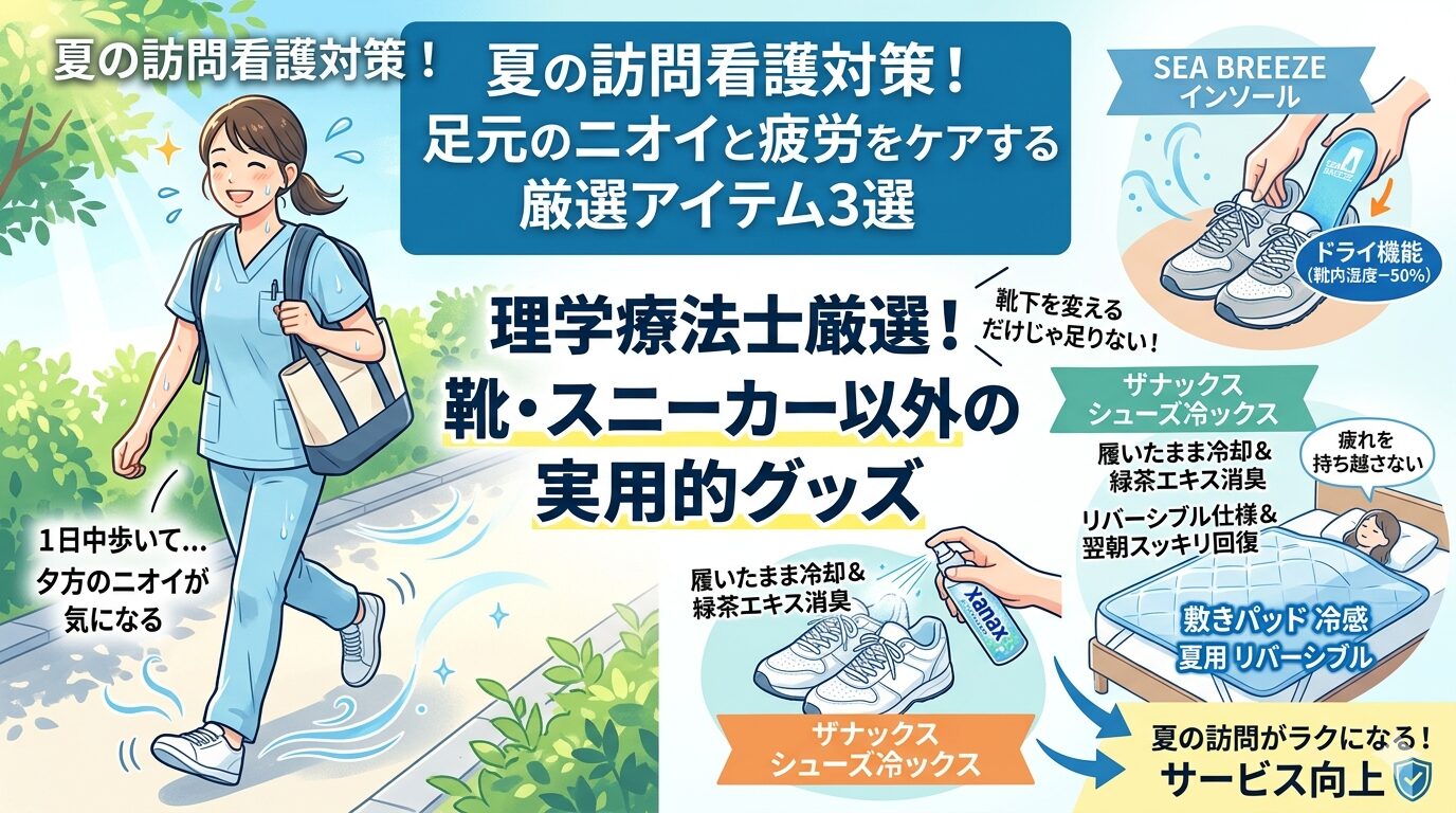 訪問看護の夏対策グッズ3選