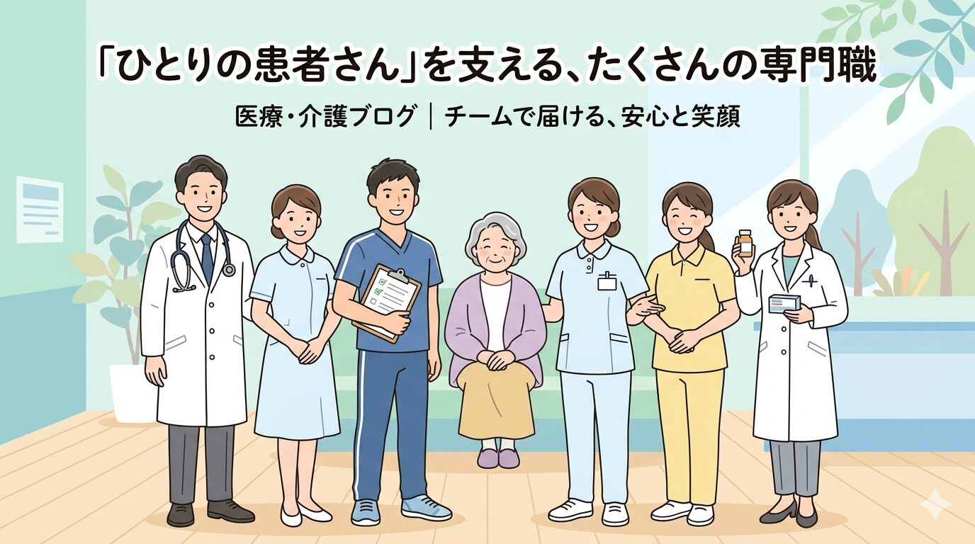 医療・介護で働く14職種まとめ