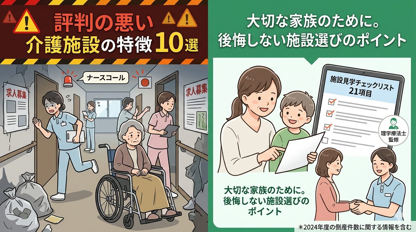 評判の悪い介護施設の特徴