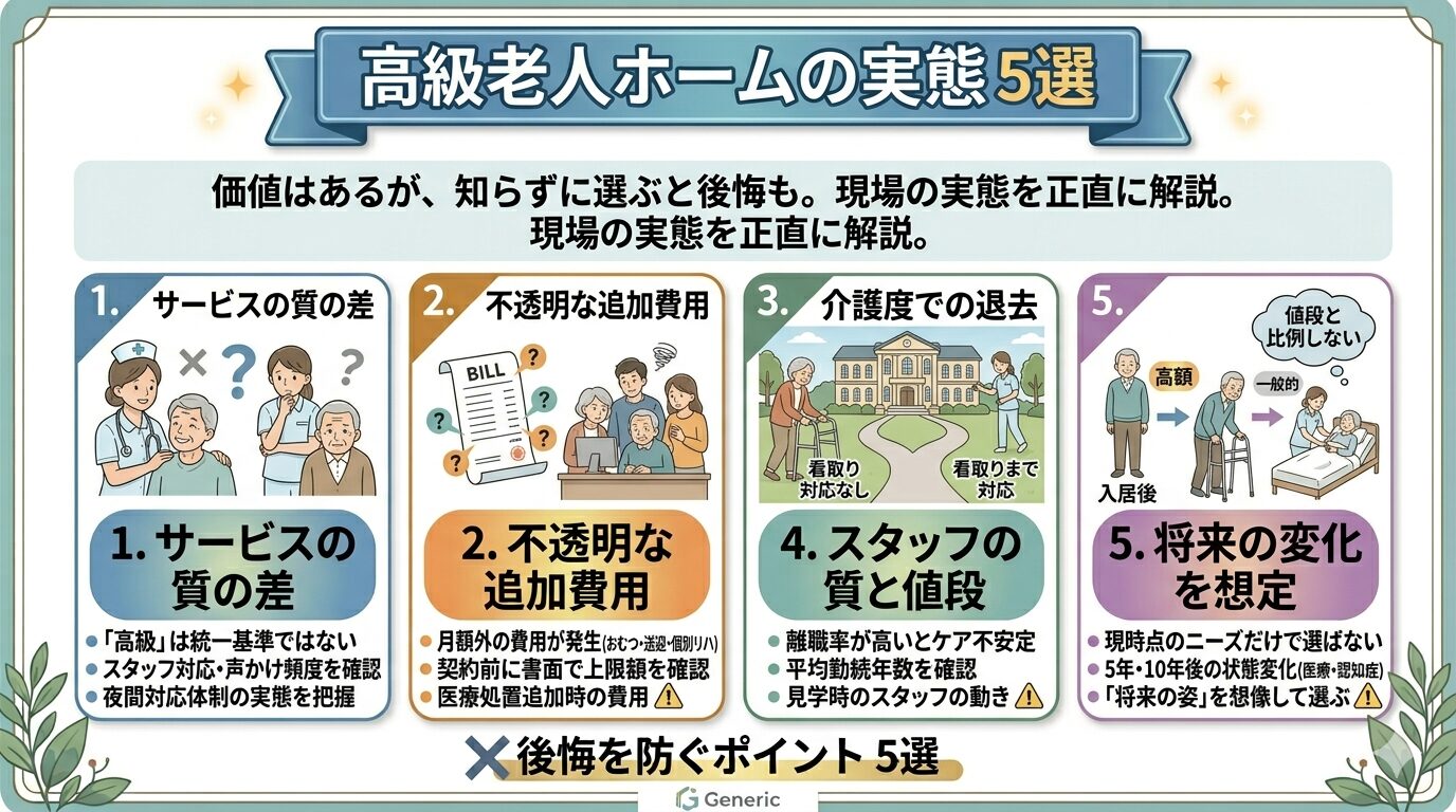 高級老人ホームの実態