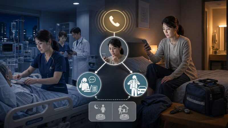 訪問看護には「オンコール」という別の負担があります