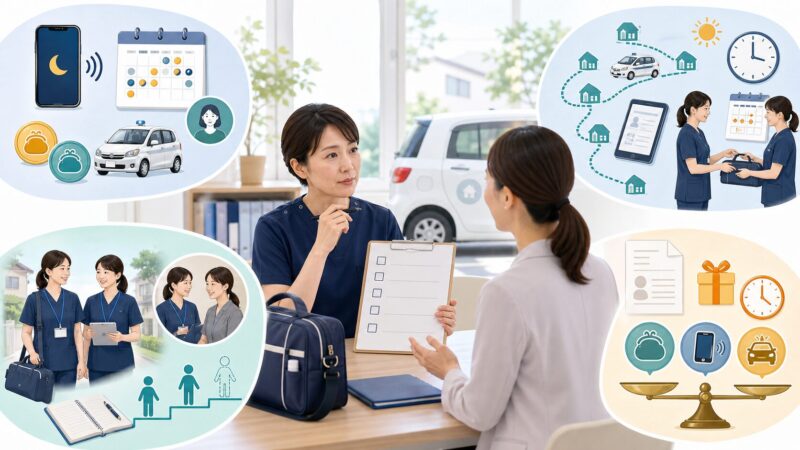 看護師が夜勤のある職場を辞める前に確認したいこと
