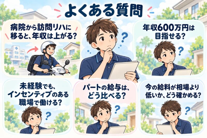 転職後の年収、目標年収、未経験、パート給与、相場についての5つの質問