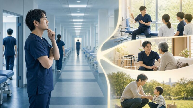 理学療法士の不安の正体は「今の職場の延長線」かもしれない