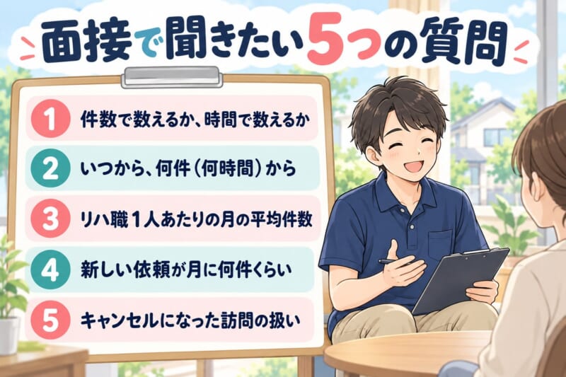 インセンティブの計算方法や平均件数など面接で聞きたい5つの質問